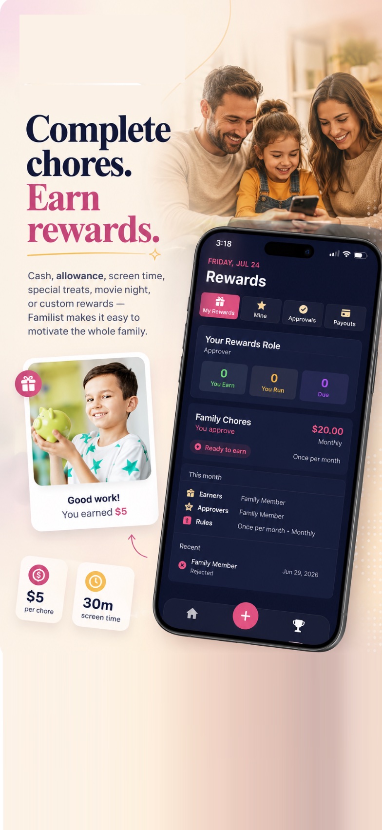 Familist rewards