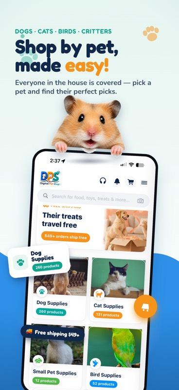 Digital Pet Shop shop by pet screen