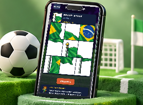 Pixel Cup: Soccer Puzzle scene