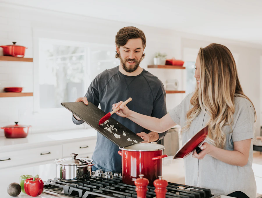 Creator preparing content for a link-in-bio page
